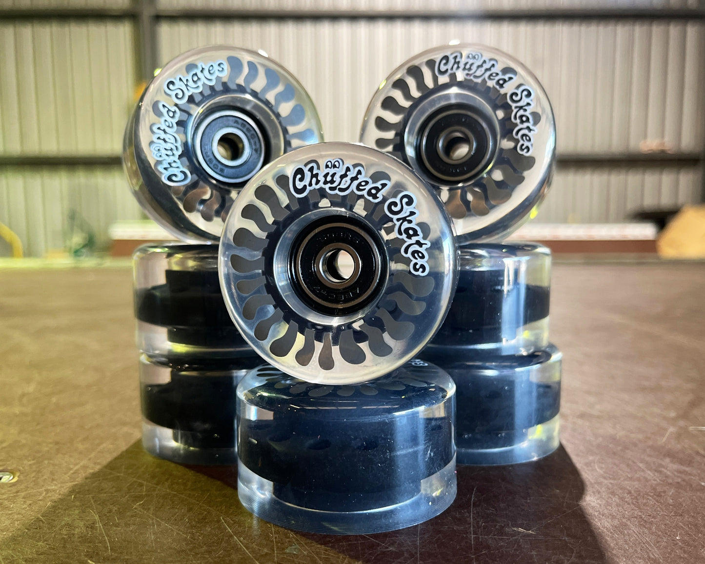 Chuffed Gummy Wheels - 8 pack w/bearings