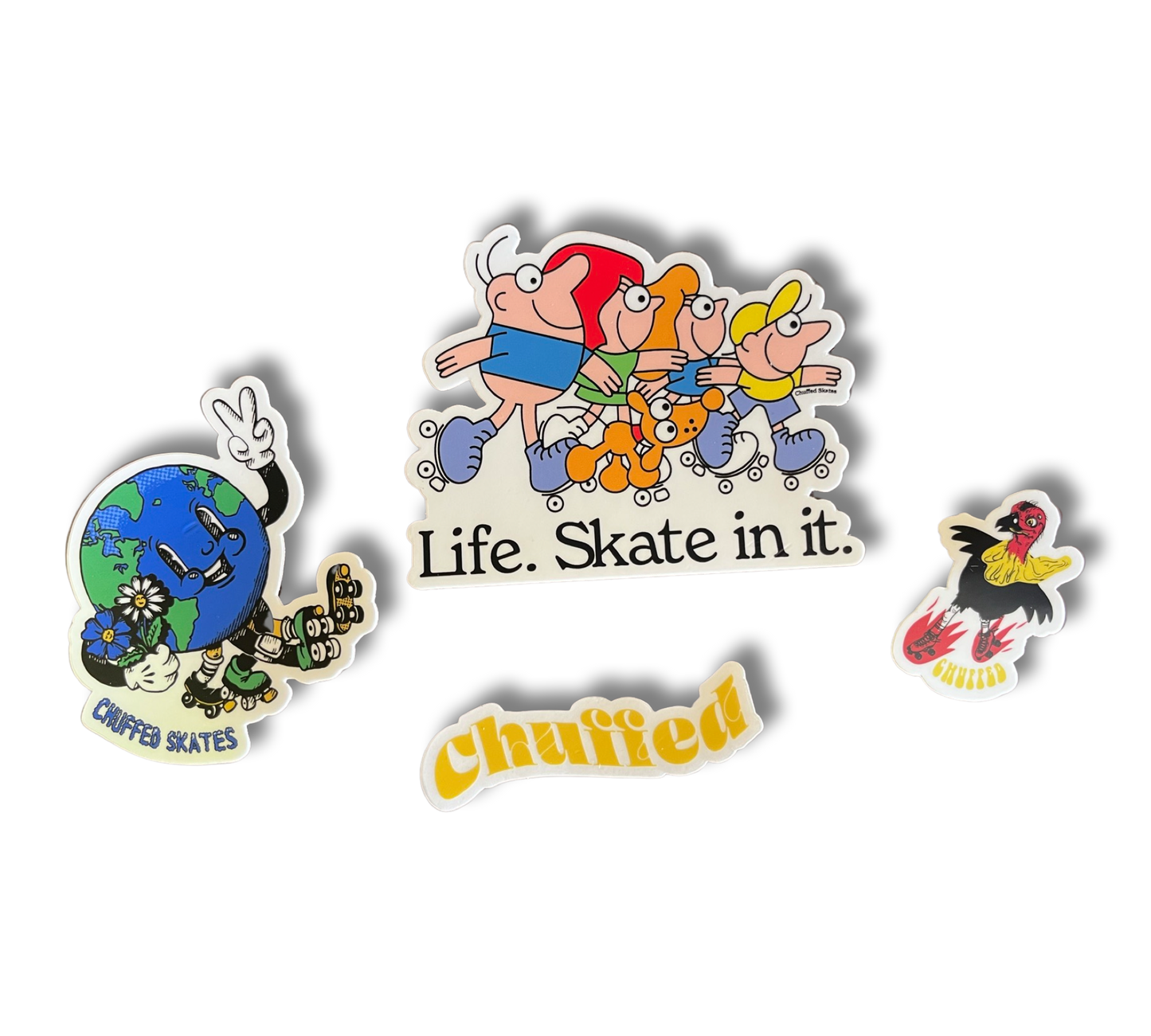 Chuffed Stickers