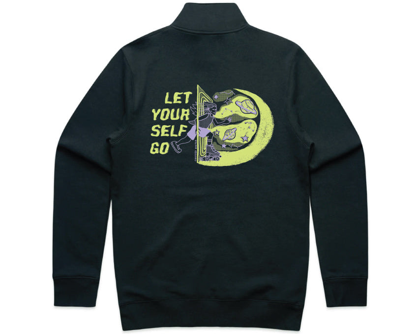 'Let Yourself Go' Zip Sweater