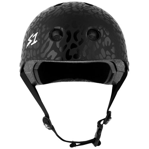 S-One Helmet Lifer Black on Black Leopard Hosoi